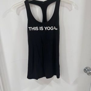 Lululemon this is yoga tank